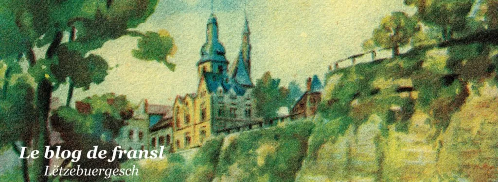 Luxembourg, le bock Luxembourg, le bock