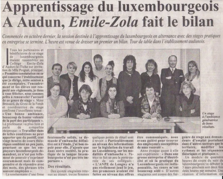 Emile Zola Audin le Tisch