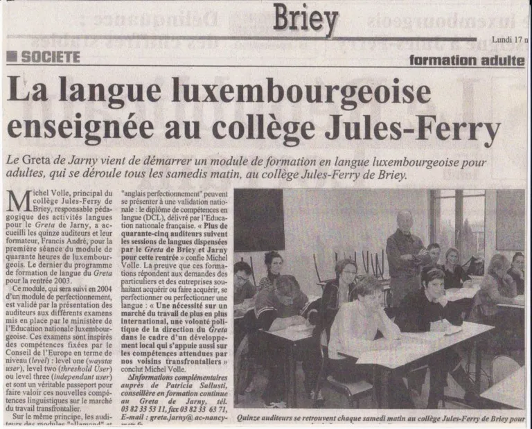 Lycée Jules Ferry Briey