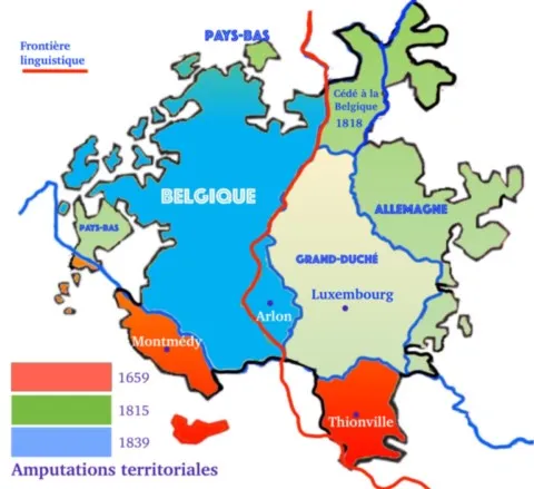 Le démantèlement du Comté de Luxembourg à travers les siècles